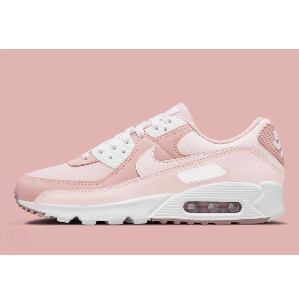Nike Air Max 90 Rose, Pink, and White “Valentines” themed Sneakers size 7